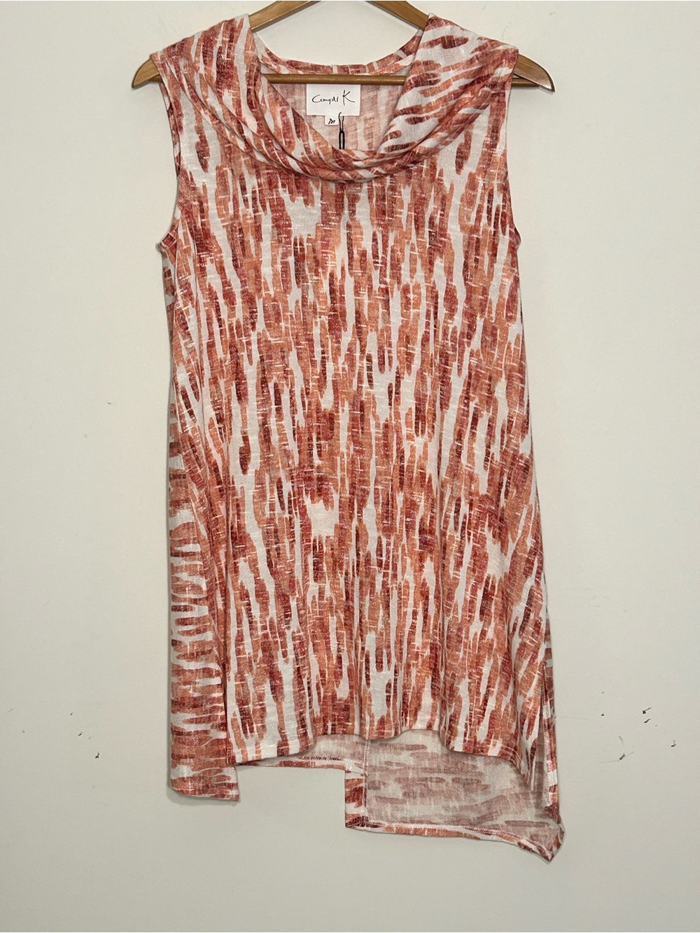 NWT Compli K Abstract Print Sleeveless Dress Medium